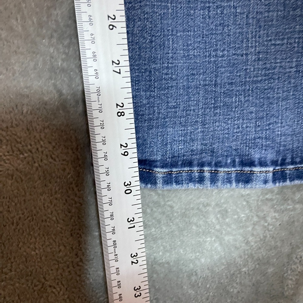 Levis 529 Women Curvy Bootcut Jeans 10 SHORT Low Rise Y2K Worn In Medium Wash - Picture 9 of 13